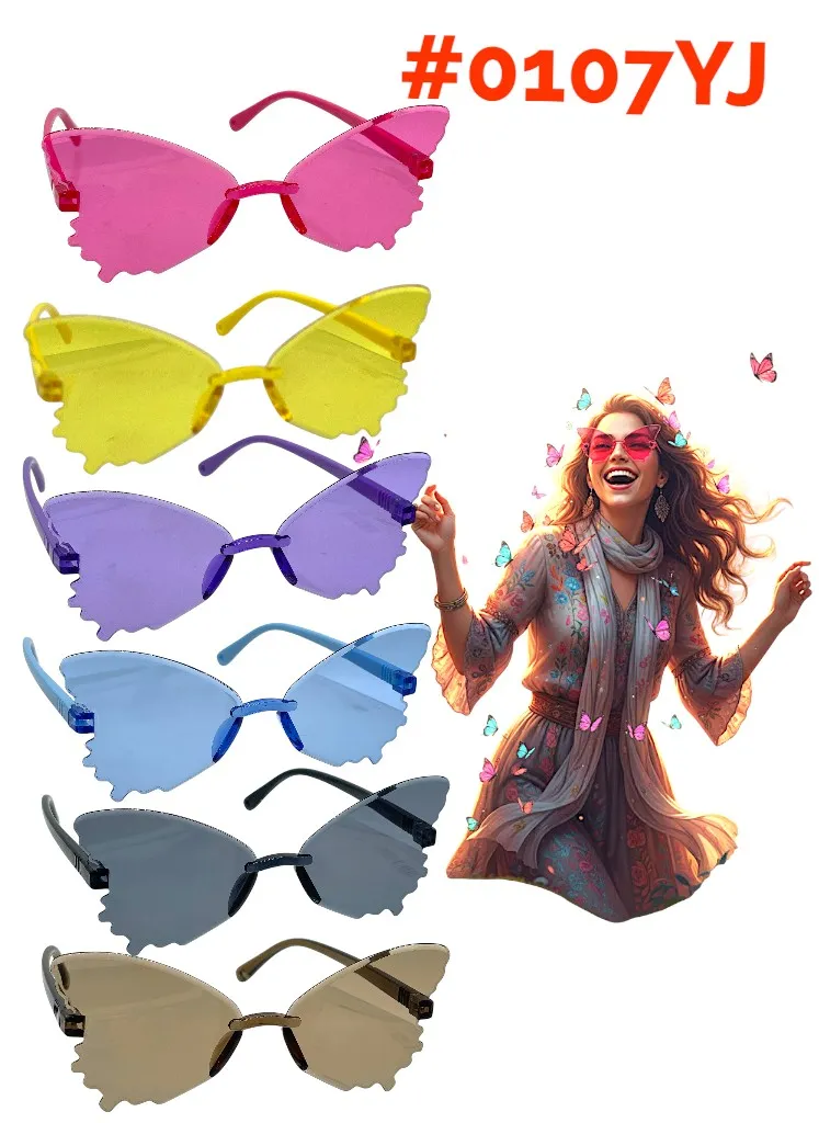 ÓCULOS DE SOL DE MODA - BORBOLETA