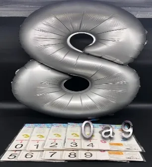 [70357-PRATAcr] Balão número prata cromo 75cm