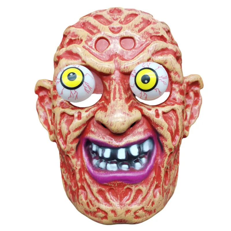 [72115] MASCARA ROSTO COM SANGUE E OLHO COM MOLA