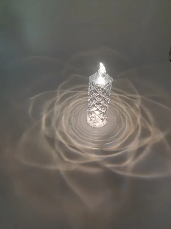 [72220] VELA LED LUZ ROSA