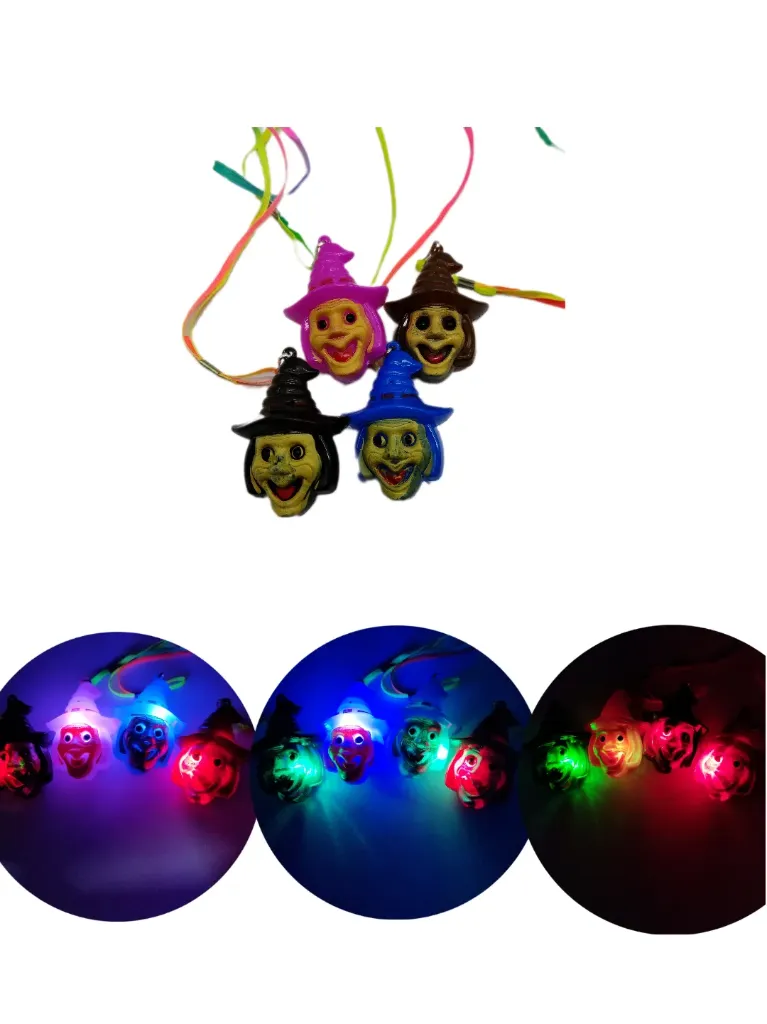 [72819BRUXA] COLAR PISCA BRUXAS SORTIDOS #c60