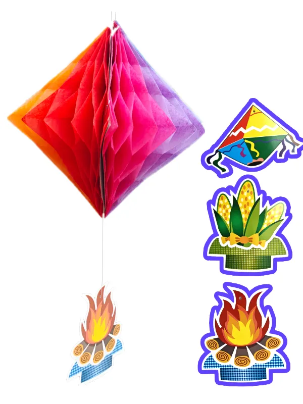 [73555] ORIGAMI LOSANGO COM CARTÃO PENDENTE