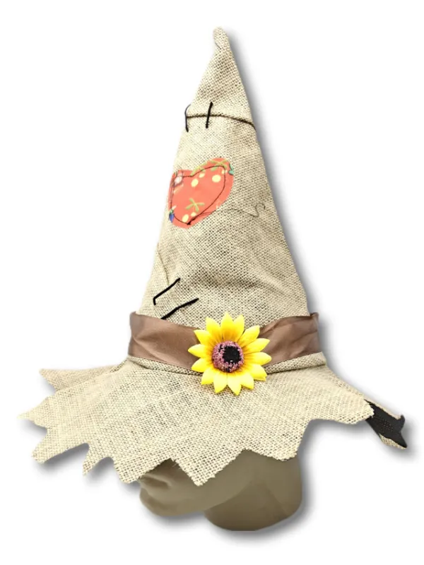 [73610] CHAPÉU DECORADO C/ FLOR E EMENDA JUNINA