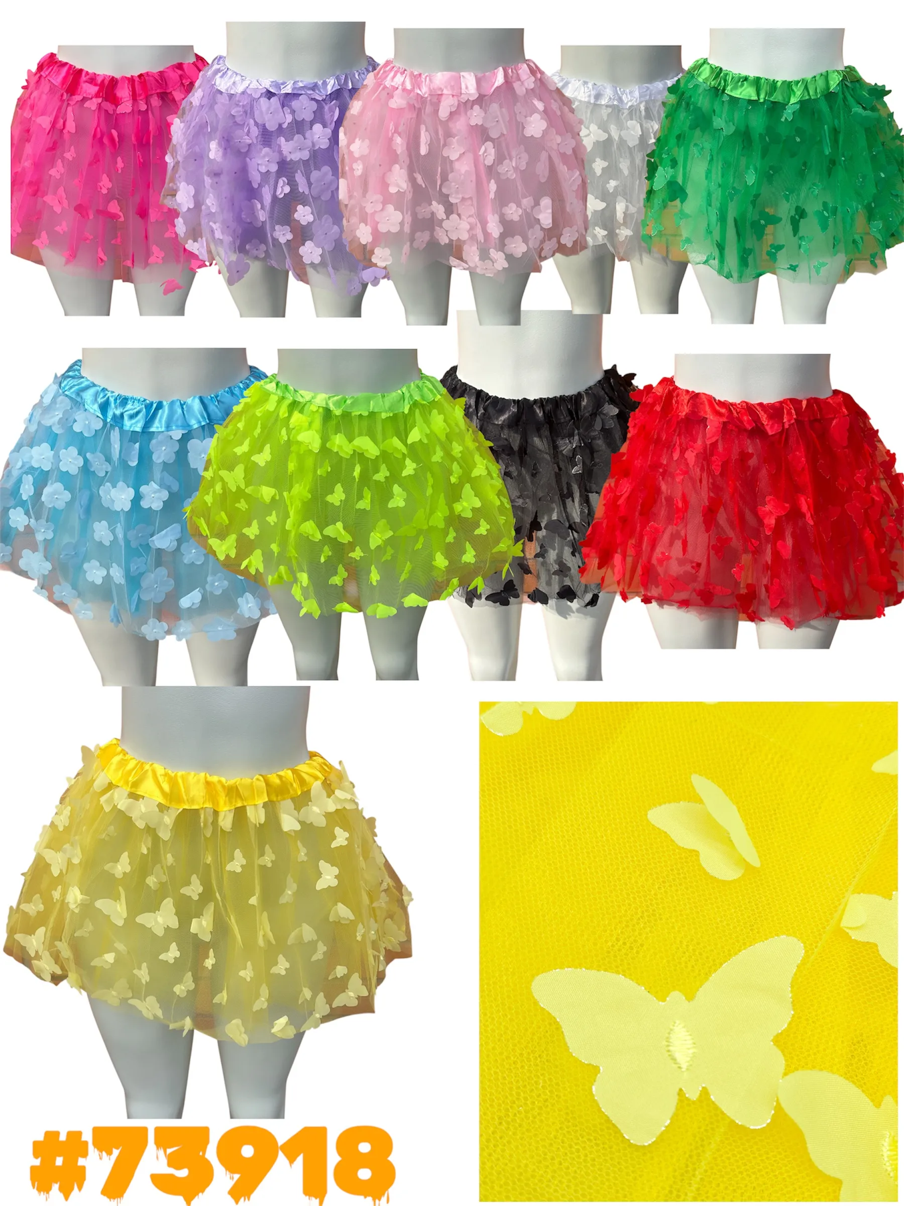 [73918] SAIA TULE COM BORDADOS