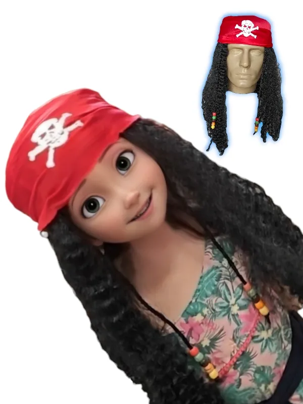 [73937] FANTASIA PIRATA - PERUCA + BANDANA