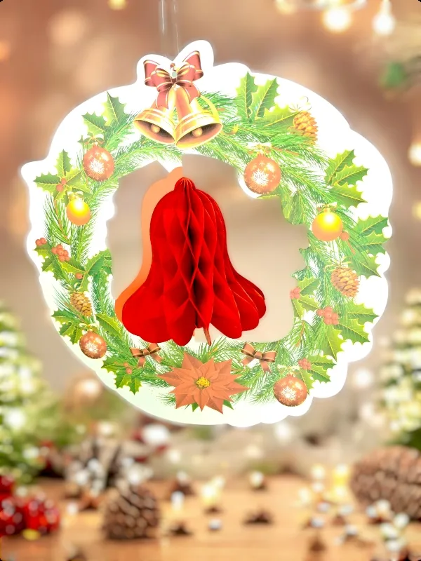 [75002] GUIRLANDA DE NATAL EM PAPEL