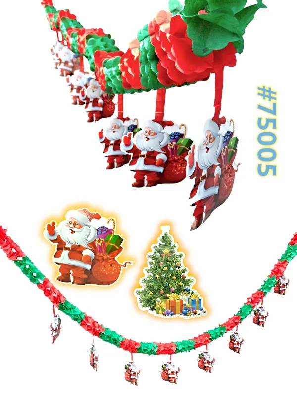 [75005] VARAL DE ORIGAMI DE NATAL