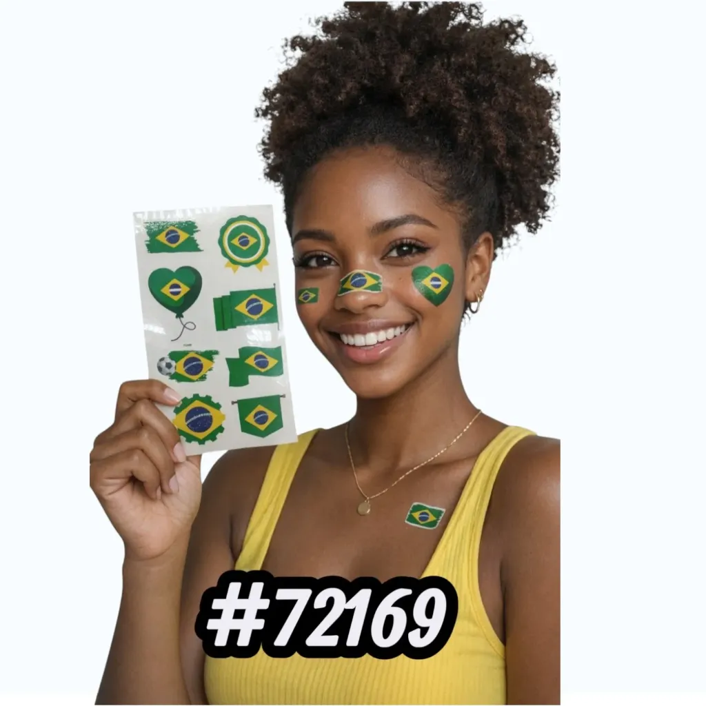 [72169] ADESIVOS BANDEIRA DO BRASIL