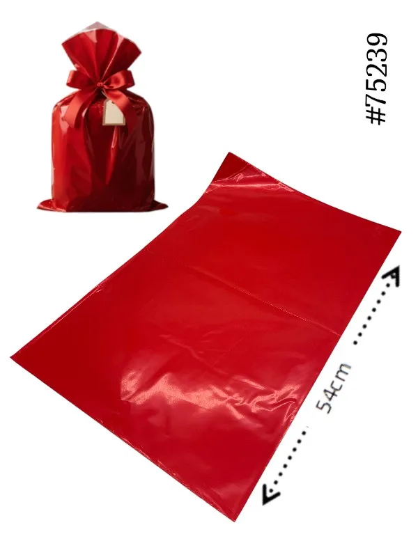 [75239] SACO DE PRESENTE METALIZADO 35x54 50un (PCT)