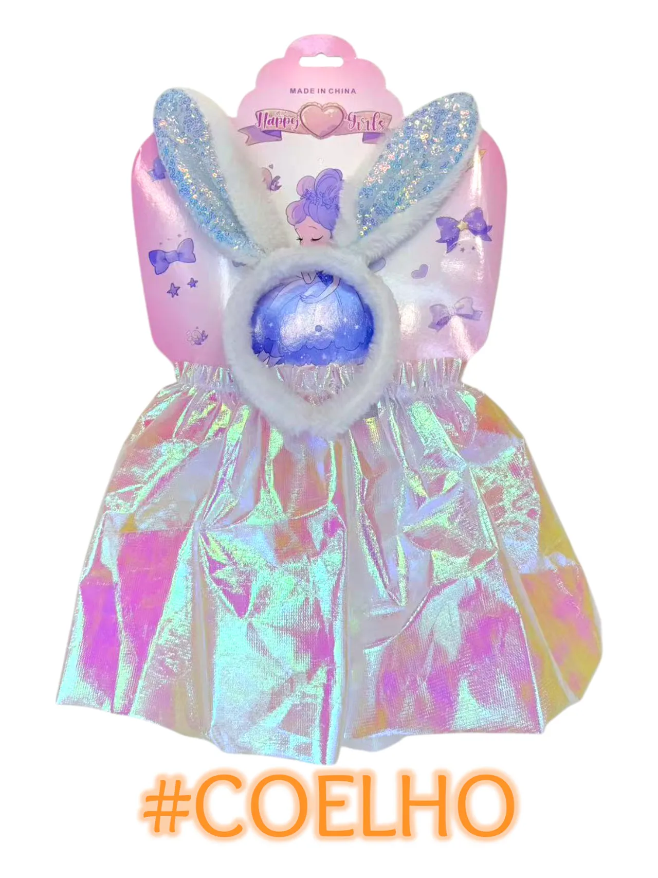 [FTSSA0002-COELHO] KIT FANTASIA DE COELHO