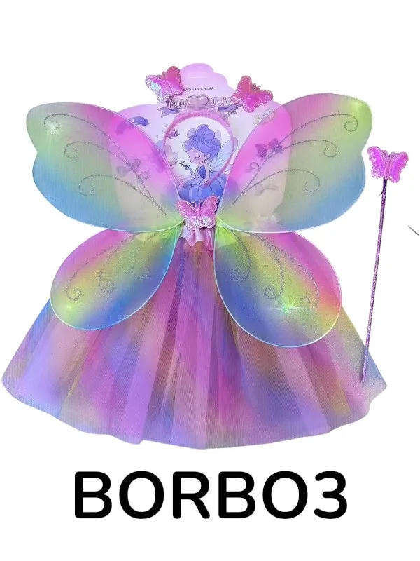 [FTSSA0016-BORBO3] KIT FANTASIA DE BORBOLETA